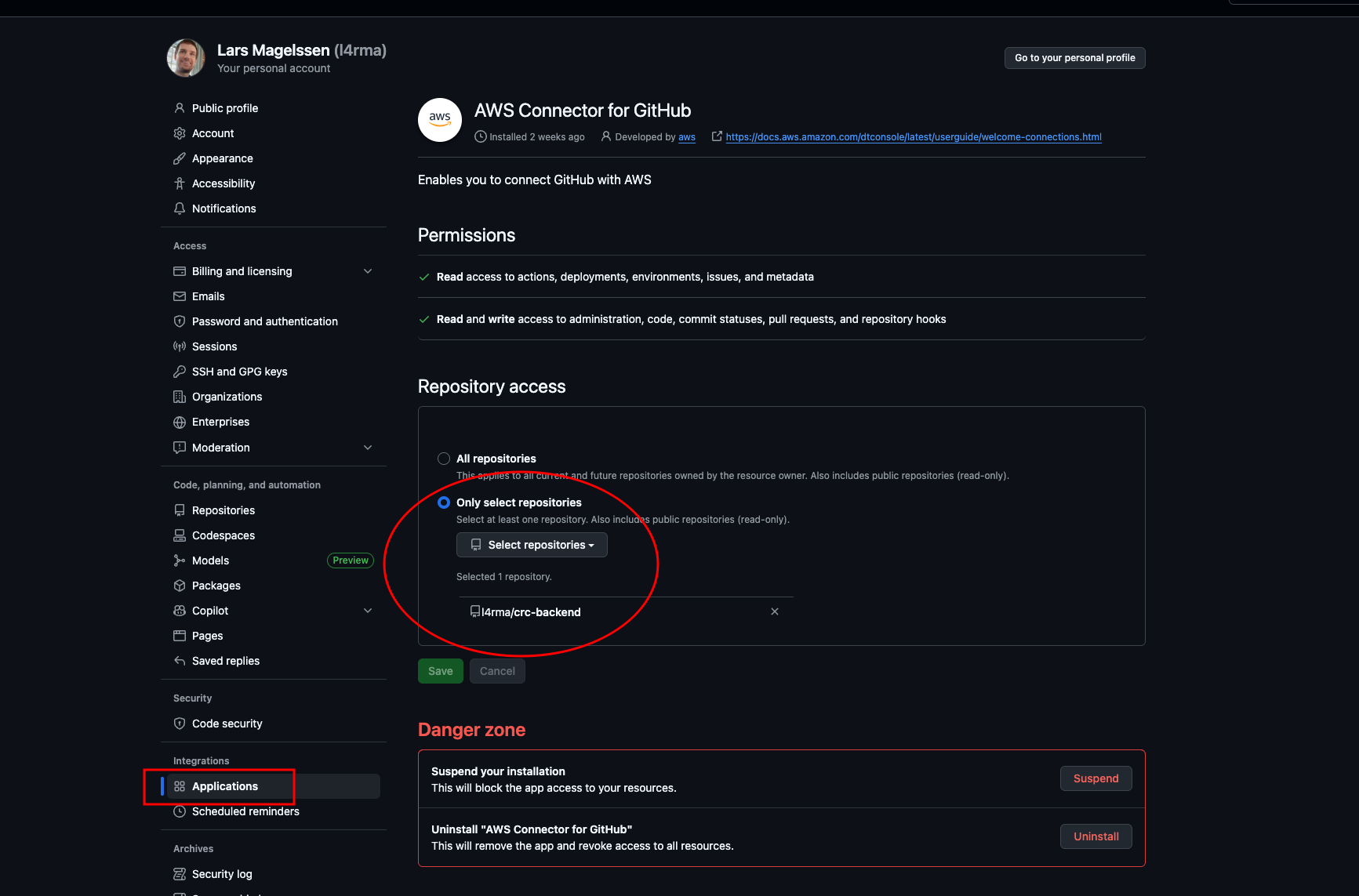 AWS Connection