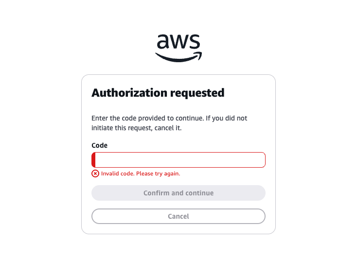 Amazon Q Developer authentication